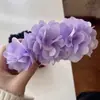 Pinza de plátano con flor roja del mismo estilo de Yi Mengling para mujer, pinza de tiburón de alta gama para pelo semirrecogido, pasador grande, pasador