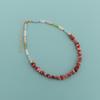 Collar de Resina Acrílica Piedra Triturada Color Mixto para Mujer Cadena para Clavícula Geométrica de Bambú Estilo Europeo y Americano Moderno X101 Apilable