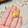 Colgante Corazón de Oso de Cera de Abeja de Segunda Generación Accesorios de Concha de Abeja Reina de Segunda Generación Llavero DIY Colgante para Bolso Colgante Moda
