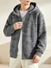 Moletom cardigã com capuz para homens, tendência outono e inverno, amigo da pele, respirável, corte casual solto, jaqueta top tie-dye masculina