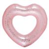 Red inflable amor lentejuelas anillo de natación lentejuelas en forma de corazón anillo de natación anillo axilar cama flotante fábrica en stock mayoreo