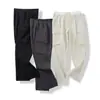 Pantalones Deportivos Elásticos Casuales para Hombre Cintura Elástica Secado Rápido Bolsillos Múltiples de Solapa Pantalones Casuales Ajustados 9523