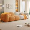 Estilo Nórdico Estilo Creme Estilo Ins Gelatina Popular na Internet Sofá Veludo de Bebê Sala de Estar Moderno Simples Estilo de Luxo Leve Apartamento Pequeno Doméstico