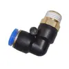 Conector Neumático de Enchufe Rápido Pl8-02 Rápido Pl4-M5 Tubería de Aire Pl6-01 Conector Pl10-03 Codo Roscado en L Recto de Paso