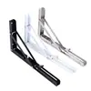 Soporte Plegable Billy de Acero Inoxidable Soporte de Pared Estante Soporte Triangular Partición Fijo Móvil para Mesa y Silla
