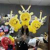 Nuevo globo cabeza de cerdo volador al por mayor Dibujos animados Red popular bolsa de material de bola de onda forma pequeña linda pollo conejo rana