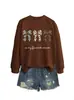 Fútbol es mi favorito Amazon Wish sitio independiente moda casual versátil sudadera para mujer
