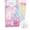Nuevas pegatinas luminosas Sanrio Jenga 3D en relieve para decoración de escenas, pegatinas decorativas de dibujos animados de cristal tridimensional para cuadernos
