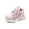 Zapatos para Niñas, Zapatos Deportivos Transpirables, Nuevo Estilo Primavera y Otoño 2025, Zapatos de Malla Luminosos para Niñas, Zapatos Funcionales para Niños, Suelas Suaves, Antideslizantes