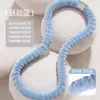 Hula Hoop Zhi Jia de Mola Macia para Mulheres, Emagrecimento, Amigo da Cintura, Tonificação Abdominal, Ponderado, Queima de Gordura, Silencioso, Modelagem, com Tecido de Veludo