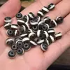 Escultura Retrô em Osso de Camelo Estilo Xizang Contas de Melão de Yunnan Linha Única Contas Dzi Acessórios para Joias Budistas DIY
