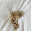 Nuevo Colgante Exquisito de Cacahuete Dorado para Bolso Colgante Mini Lindo Cadena de Hombro Cruzada Bolso Pequeño Decorativo de Verano