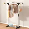 Secador de Roupas Vertical de Chão Robusto para Uso Doméstico no Quarto Cabide Simples para Secar Roupas na Varanda