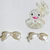 Accesorios de Patito Amarillo para Vecindario Transfronterizo, Linli No. Juguete de Decoración DIY de Pelo de Pato 8 Piezas, Regalo Hecho a Mano de Té con Leche de Limón