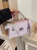 Bolso Pequeño Cuadrado Estilo Coreano Ins para Mujer 2026 Nuevo Modelo Bolso de Hombro con Hebilla de Cierre Estilo Coreano Bolso Cruzado Bolso de Mano Color Sólido para Viajes Cotidianos