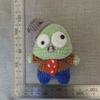 Muñeca de Monstruo de Tres Ojos Colgante de Lana Colgante Tejido a Mano Producto Terminado Muñeca de Ganchillo Hecha a Mano Colgante de Ganchillo Producto Terminado