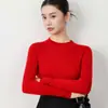 Lana finamente hilada, prêt-à-porter de primera línea, jersey de punto de cuello semi-alto, suéter ajustado para mujer, capa interior fina ajustada para otoño