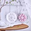Molde de Silicone para Pingente de Carro de Gesso Grande Crisântemo, Molde para Assar Resina Argila Patch para Joias Artesanais Capa de Celular
