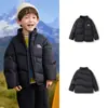 Ropa Infantil Balabala Chaqueta de Plumas para Niños y Niñas, Abrigo de Invierno para Bebé a Prueba de Tres Elementos, Engrosada y Cálida, Cuello Alto, Moderna y Genial