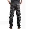 Calça Cargo Multibolsos Masculina de Algodão Respirável Casual para Uso Externo Resistente ao Desgaste Tática Tamanho Grande Calças de Comércio Exterior