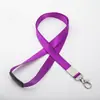 Cor Poliéster Gancho de Lagosta Crachá de Trabalho Lanyard para Staff de Eventos Logo Serigrafia Transferência Térmica Corda para Pendurar Marca