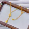 Collar de Borla de Calabaza Hueca de Hielo Roto para Mujer, Diseño de Nicho, Lujo Ligero, Sensación de Alta Gama, Joyería de Cadena para Clavícula Exquisita Deslumbrante