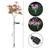 Luzes Decorativas Solares para Jardim Paisagismo Pátio Exterior Impermeável Luzes para Gramado Praça de Jardim Atmosfera de Feriado Luzes de Chão