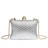 2026 Bolso de Mano de Noche Mini de Lujo Exquisito para Comercio Exterior, Bolso de Mano para Vestido, Bolso Pequeño Cuadrado de Verano, Bolso de Cadena para Fiesta