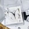 Foto de Espécime de Borboleta Real Porta-Retrato Caixa Transparente Ornamentos Estéreo Presente Ensino de Jardim de Infância Criativo Artesanal Adereços para Fotos