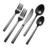 Acero inoxidable 304 europeo y americano engrosado mango cuadrado cuchillo tenedor cuchara traje de vajilla occidental transfronterizo regalo de hotel cuchillo para bistec