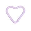 Llavero con Cierre de Resorte en Forma de Corazón Colorido Accesorios para Joyería DIY Anillo de Conexión de Aleación