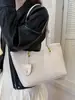 Bolso de mano de alta gama transfronterizo, nuevo bolso tote de moda con patrón tejido, bolso de hombro tote súper popular de gran capacidad