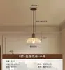 Lámpara de araña de restaurante estilo vintage, lámpara de mesita de noche color nogal, iluminación de barra de mostrador de restaurante de alta gama, accesorios de iluminación de Zhongshan, luces LED