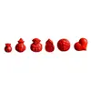 Bolsa de Dinero Personalizada de Fábrica Cinabrio Accesorios Alto Contenido Reducción de Fuego Rojo Imperial Arena Pulsera Pulsera Collar Corazón Pequeño
