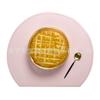 Jogo Americano Semi-circular de Silicone Transfronteiriço Atacado Cor Macaron Tapete de Silicone Isolante Térmico Estilo Nórdico Tapete de Mesa Casa Jogo Americano Ocidental