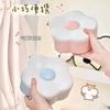 Lindo Espejo de Maquillaje Forma de Flor Espejo de Almacenamiento Múltiples Compartimentos Hogar Dormitorio Plegable Espejo de Escritorio Estilo Ins Espejo de Belleza