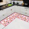 Tapete de Piso de Dibujos Animados Alfombra de Cocina Simple Felpudo de Entrada para Baño Doméstico Largo para Pies Juego de Comercio Exterior al por Mayor