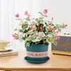 [Piedra Colgante de Flores y Hojas] Plantas Verdes Trepadoras Coloridas, Plantas de Flores en Maceta de Escritorio en la Oficina, Fáciles de Cultivar, Resistentes al Calor y al Frío