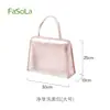 Fasola Bolsa de Viagem para Higiene Pessoal e Cosméticos Transparente Visível à Prova de Poeira Grande Capacidade Bolsa de Cosméticos Bolsa de Higiene Pessoal Portátil