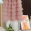 Conjunto de Falda Pastel para Bebé Niña Estilo 2026, Elegante Falda de Longitud Media, Camisa de Manga Corta de Moda Estilo Coreano de un Solo Hombro para Verano