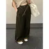 Calça MMC de Cintura Alta com Duas Pregas e Barra Rebatida Wide Leg Cor de Contraste Outono 2026 Calça Reta com Caimento para o Trabalho 63X25265