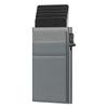 Billetera de Aleación de Aluminio para Hombre con Expulsión Automática de Tarjetas de Empuje Lateral Transfronteriza, Antimanética Rfid, Cartera Delgada para Tarjetas de Crédito S124