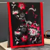 Otoño e Invierno Estilo Coreano Nuevo Engrosado Cálido Versátil Moda Escena Callejera de París Pintura al Óleo Manta para Aire Acondicionado Chal Bufanda Larga Tendencia