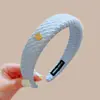 Diadema Azul Infantil Fresca y Linda Accesorios para el Cabello Diadema sin Cabeza para Niña Peineta de Presión Alta en la Parte Superior del Cráneo Tocado