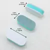 Mini Bloque Pulidor Ovalado para Manicura, Pulido de Alta Elasticidad, Pulido de Doble Cara, Bloque Esponja Ovalado de Jade