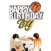 Decoración para Pastel de Chico Baloncesto Yuehao Topper Slam Dunk Chico Celebridad de Internet Decoración para Fiesta de Cumpleaños Accesorio para Hornear