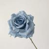 Azul casamento flor artificial adereços decoração de casa tulipas ornamentos flor de seda arranjo de flores guia de caminho flor falsa comércio exterior