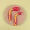 Cubiertos para comer y entrenar para niños, tenedor, cuchara, tenedor retorcido, cuchara, cubiertos para comida complementaria, cuchara curva para bebé, venta al por mayor