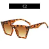 Nuevas Gafas de Sol Cuadradas Estilo Ojo de Gato Europeas y Americanas, Gafas de Sol Personalizadas de Moda para Fotografía Callejera y Pasarela, Gafas de Sol de Moda Transfronterizas