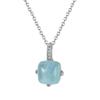 Colección de Cadena para Clavícula de Moda Estilo Bohemio Piedra Natural de Color Diseño Original Collar de Perlas Plata 925 Venta Directa